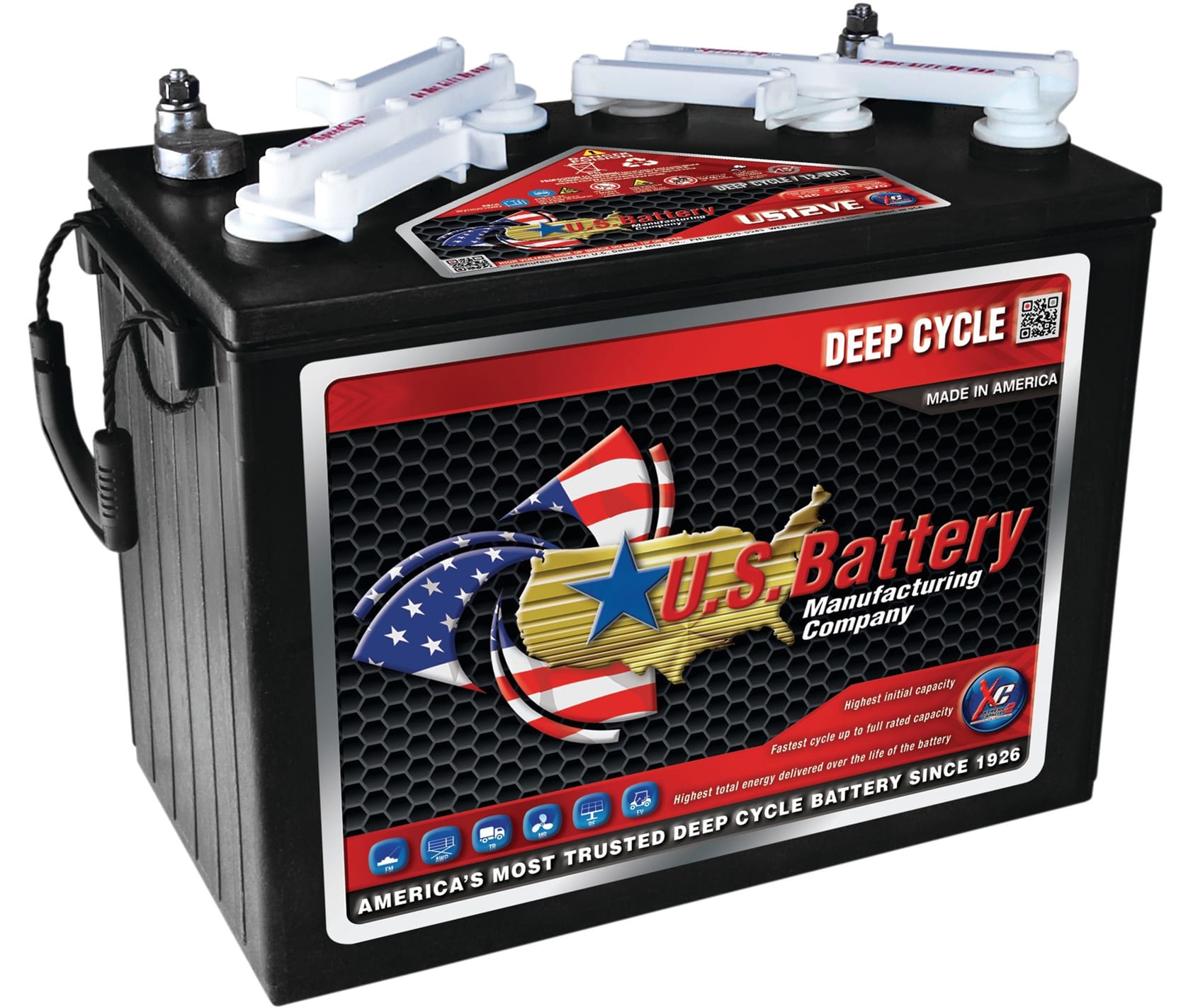 US12VE XC2 US Battery, product image from Batterysales