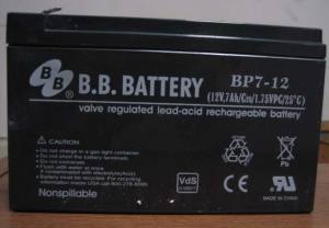 BP7-12 T1  B&B Battery (USA)