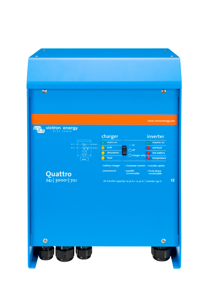 QUA483021100 Victron Inverter Charger, product image from Batterysales
