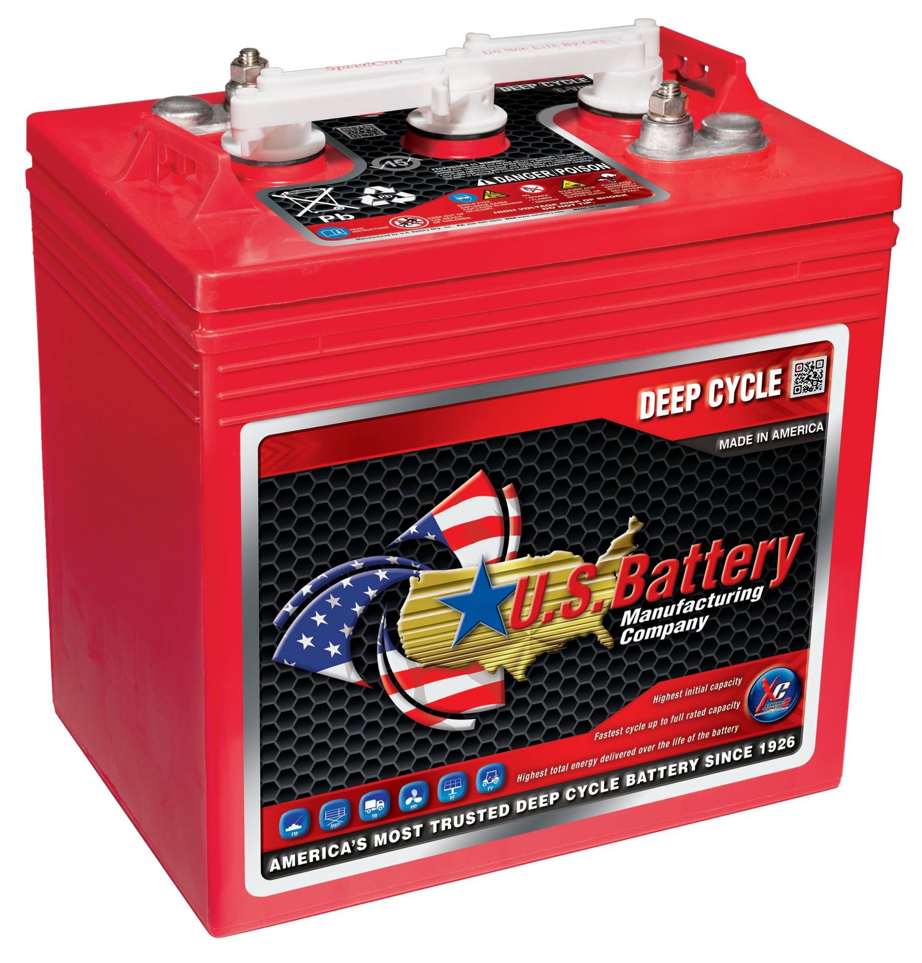 US125 XC2 US Battery, product image from Batterysales
